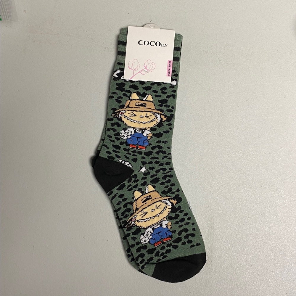 5/$15Women’s Crew Socks with Labubu Character